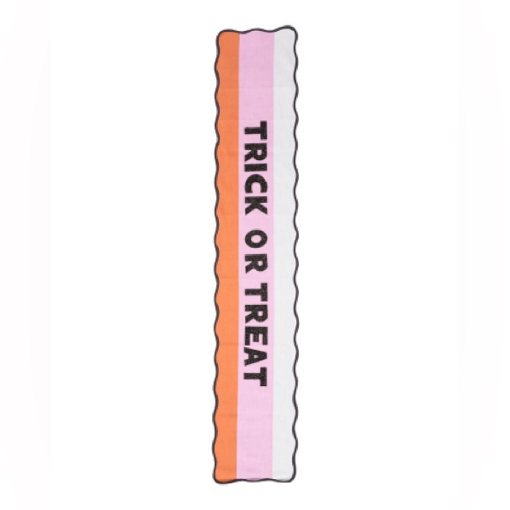 NEW MDesign Cara Candy Corn Scallop Table Runner